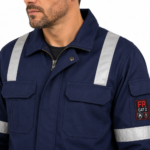 Oil & gas safety jackets-close up view