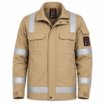 Oil & gas safety jackets-khaki colored
