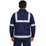 Oil & gas safety jackets-model back view
