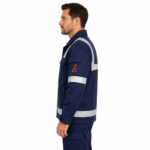 Oil & gas safety jackets-model side view