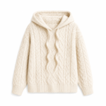 womens knitted hoodie