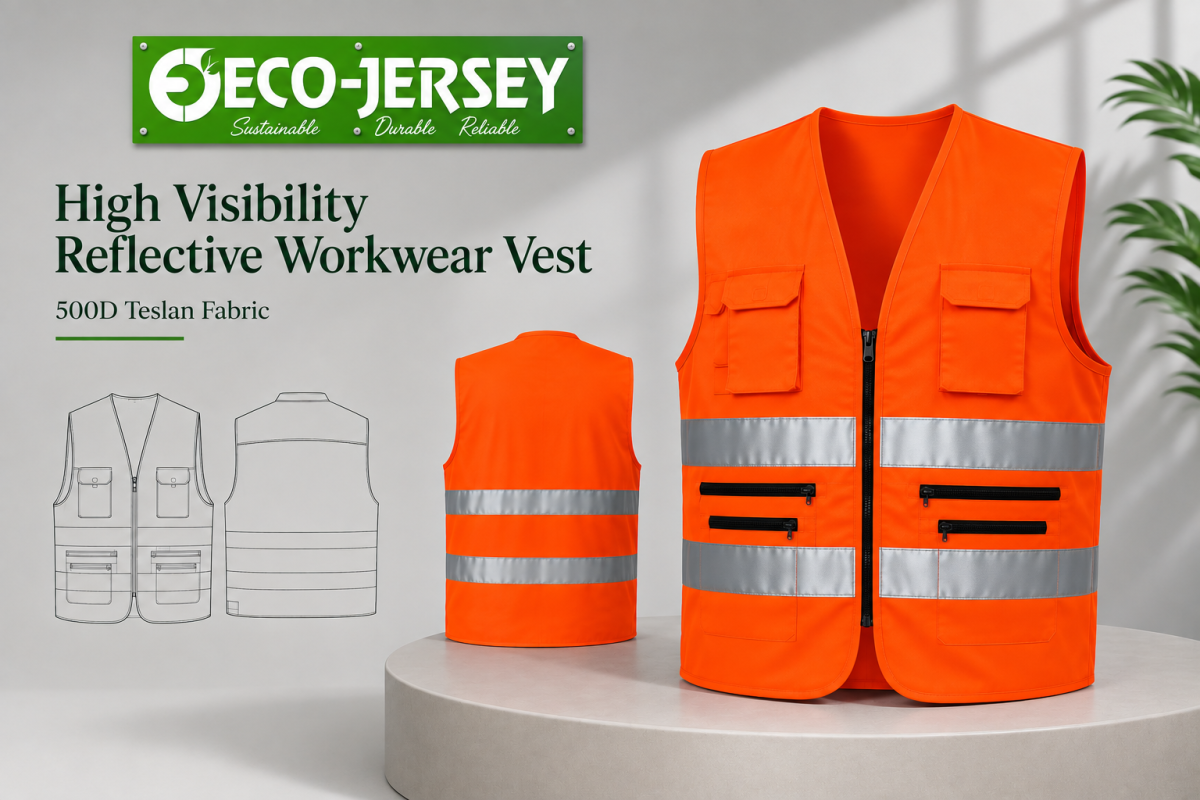 High Visibility Reflective Workwear Vest