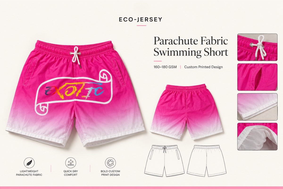 Parachute Fabric Swimming Short