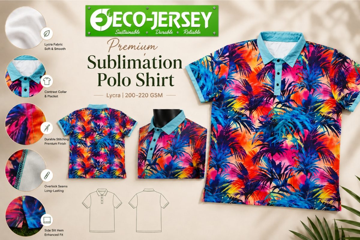 Premium Sublimation Polo Shirt