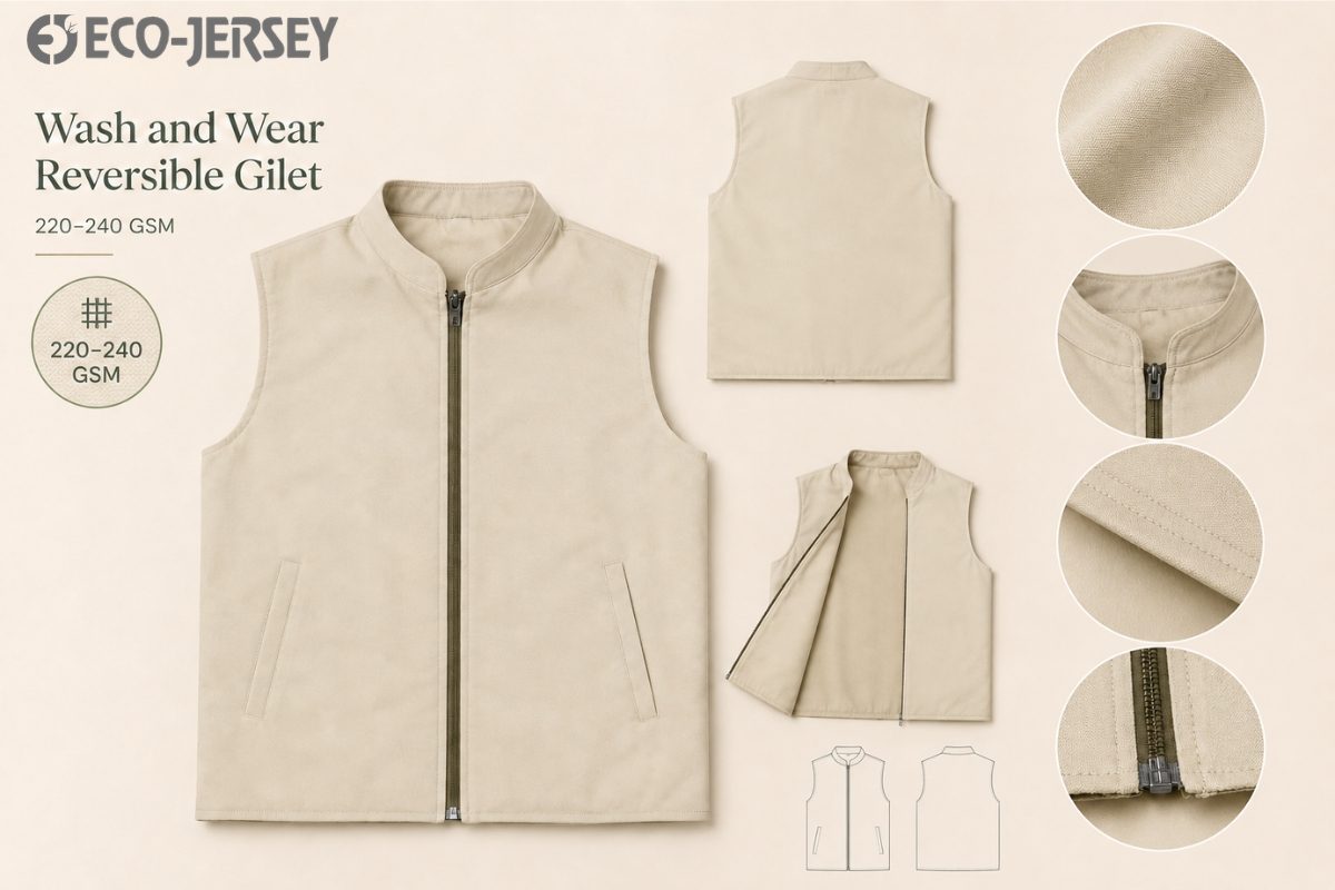 Wash and Wear Reversible Gilet
