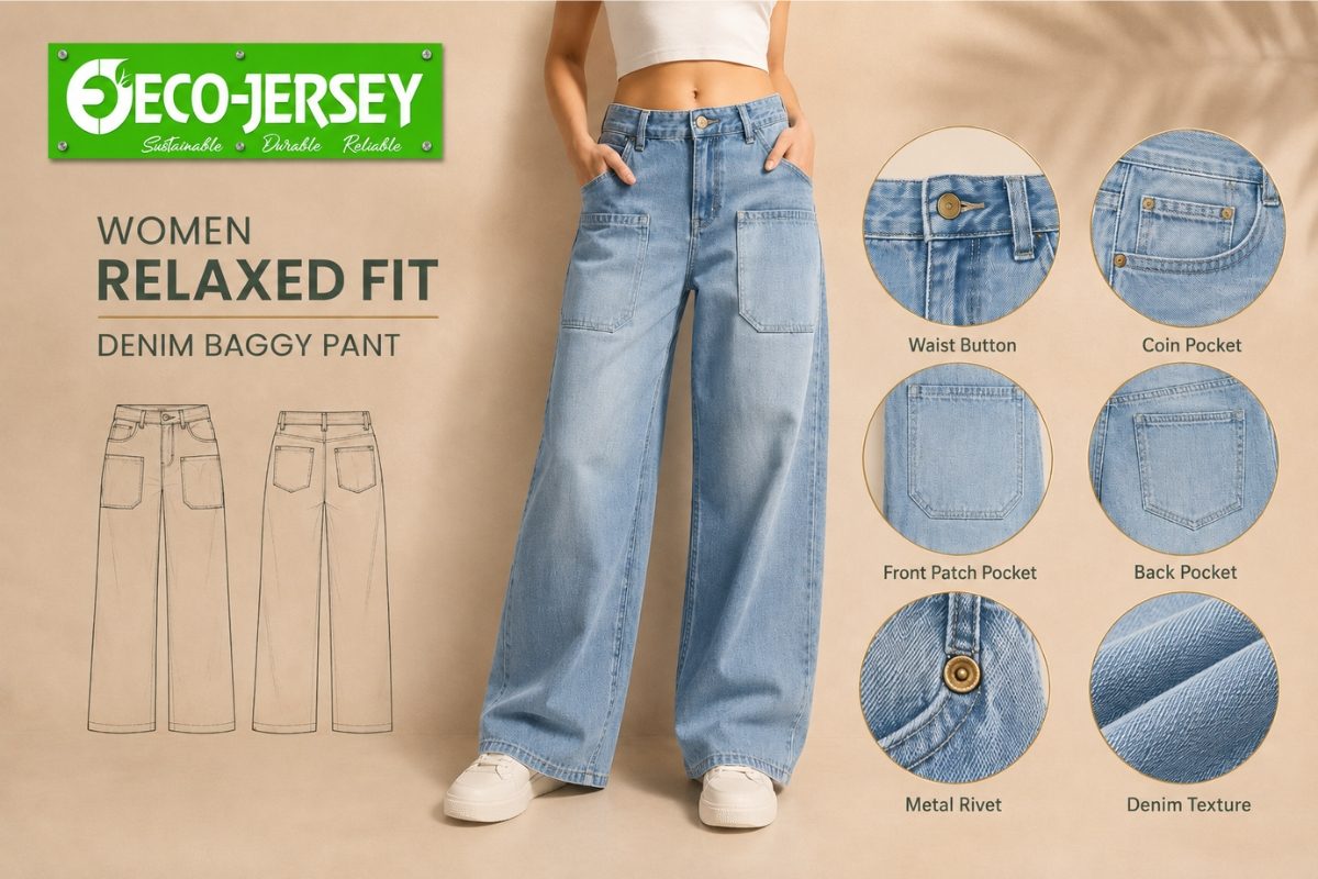 Women Relaxed Fit Denim Pant
